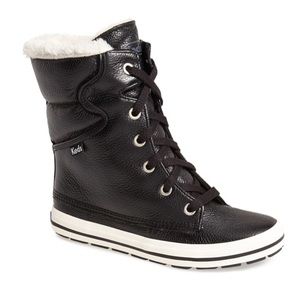 Keds Droplet Leather High-top Faux Fur Lined Boot